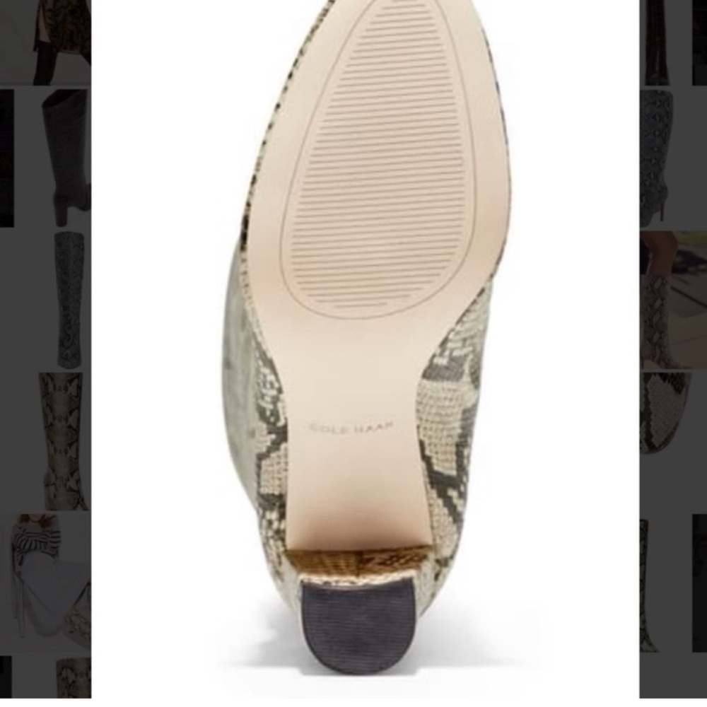 Cole Haan
Glenda Snake EmbossedLeather Knee high - Picture 5 of 5